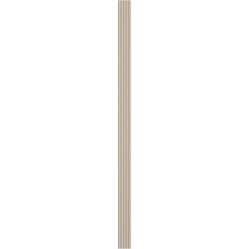 Mexen Strio 02 grooved wall slats 280 x 14.5 cm (2pcs), cashmere - S120-280-02-302