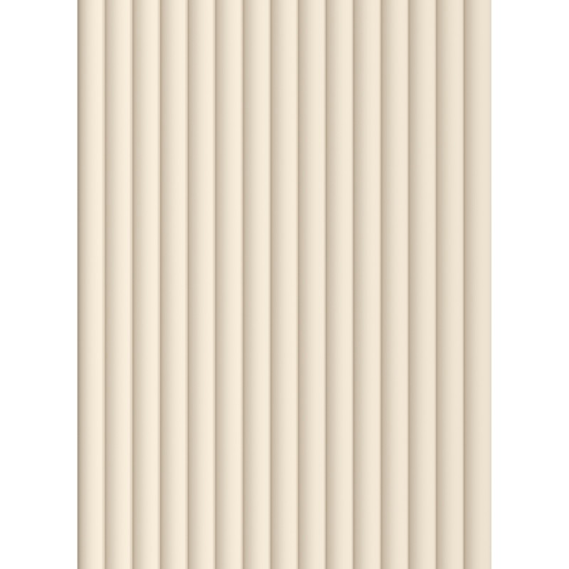Mexen Strio 02 ribbed wall slats 280 x 14.5 cm (2 pcs), beige - S120-280-02-303