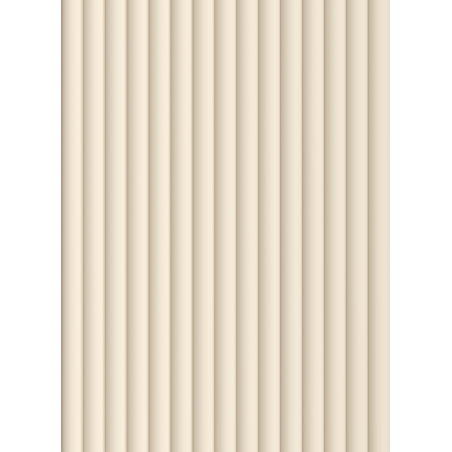Mexen Strio 02 ribbed wall slats 280 x 14.5 cm (2 pcs), beige - S120-280-02-303