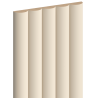 Mexen Strio 02 ribbed wall slats 280 x 14.5 cm (2 pcs), beige - S120-280-02-303