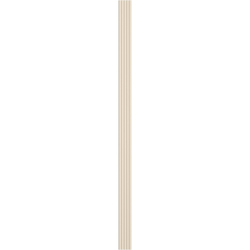 Mexen Strio 02 ribbed wall slats 280 x 14.5 cm (2 pcs), beige - S120-280-02-303
