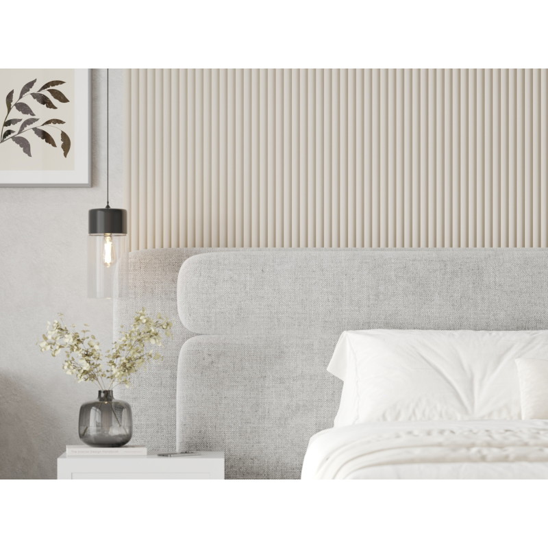 Mexen Strio 02 ribbed wall slats 280 x 14.5 cm (2 pcs), beige - S120-280-02-303