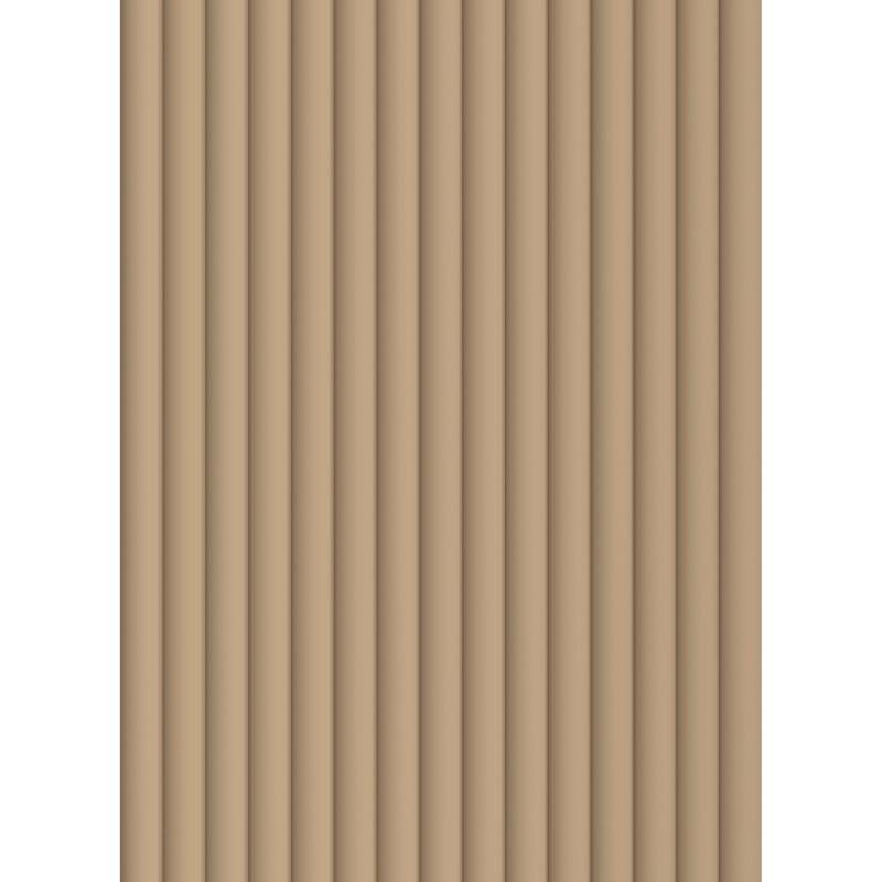 Mexen Strio 02 grooved wall slats 280 x 14.5 cm (2 pcs), cappuccino - S120-280-02-304