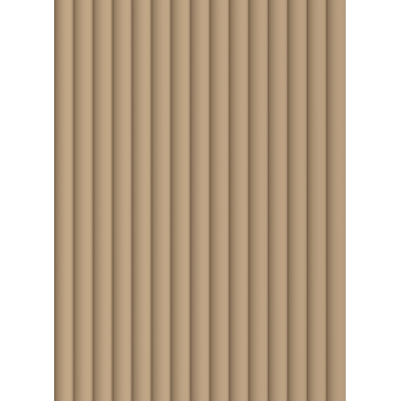 Mexen Strio 02 grooved wall slats 280 x 14.5 cm (2 pcs), cappuccino - S120-280-02-304