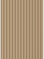 Mexen Strio 02 grooved wall slats 280 x 14.5 cm (2 pcs), cappuccino - S120-280-02-304
