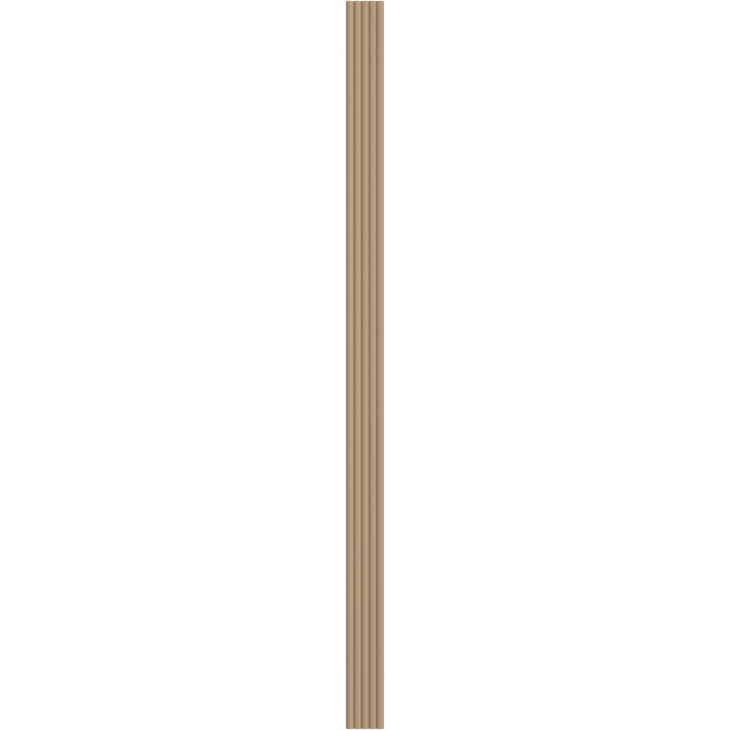 Mexen Strio 02 grooved wall slats 280 x 14.5 cm (2 pcs), cappuccino - S120-280-02-304