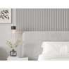 Mexen Strio 02 grooved wall slats 280 x 14.5 cm (2 pcs), light gray - S120-280-02-305