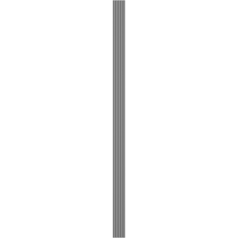 Mexen Strio 02 grooved wall slats 280 x 14.5 cm (2 pcs), dark gray - S120-280-02-306