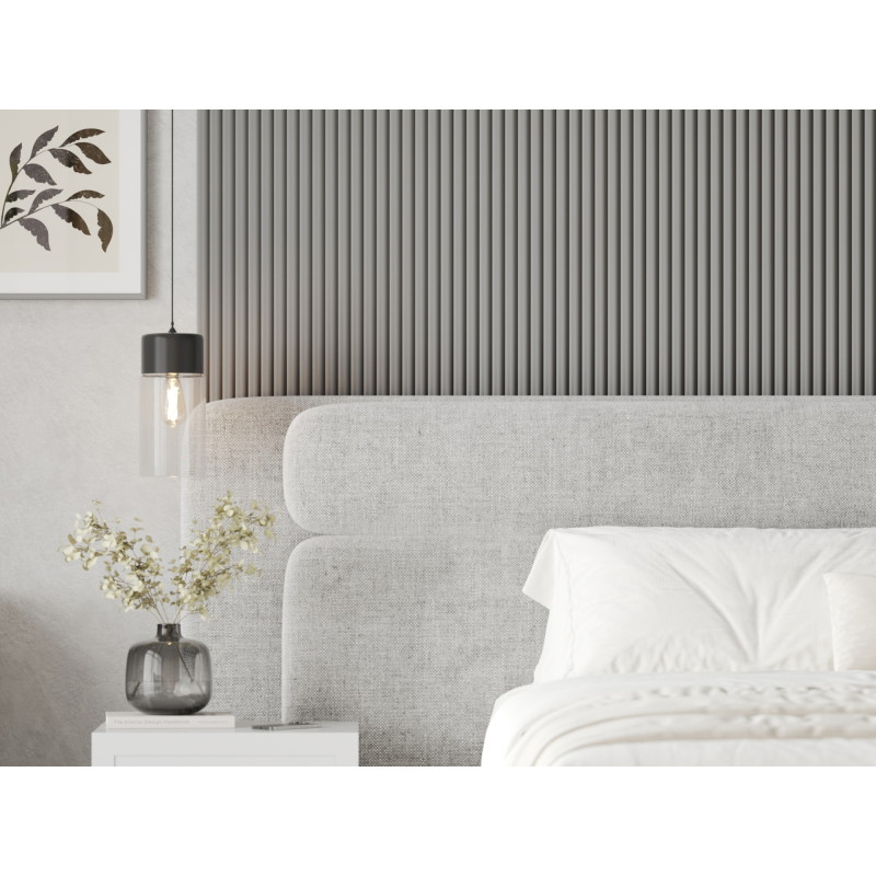 Mexen Strio 02 grooved wall slats 280 x 14.5 cm (2 pcs), dark gray - S120-280-02-306