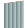 Mexen Strio 02 grooved wall slats 280 x 14.5 cm (2 pcs), gray blue - S120-280-02-308
