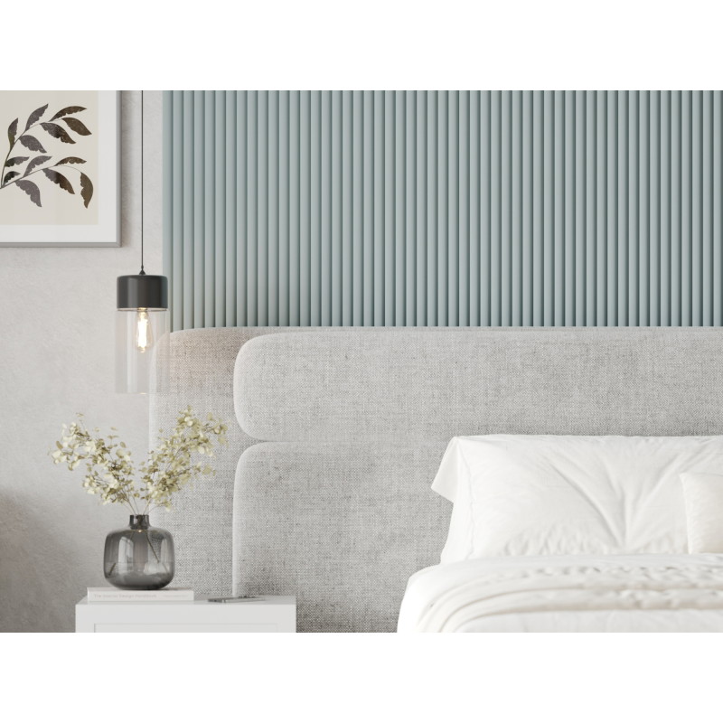 Mexen Strio 02 grooved wall slats 280 x 14.5 cm (2 pcs), gray blue - S120-280-02-308