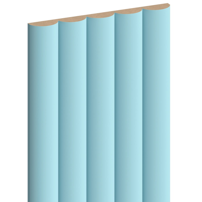 Mexen Strio 02 grooved wall slats 280 x 14.5 cm (2 pcs), blue - S120-280-02-309
