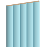 Mexen Strio 02 grooved wall slats 280 x 14.5 cm (2 pcs), blue - S120-280-02-309