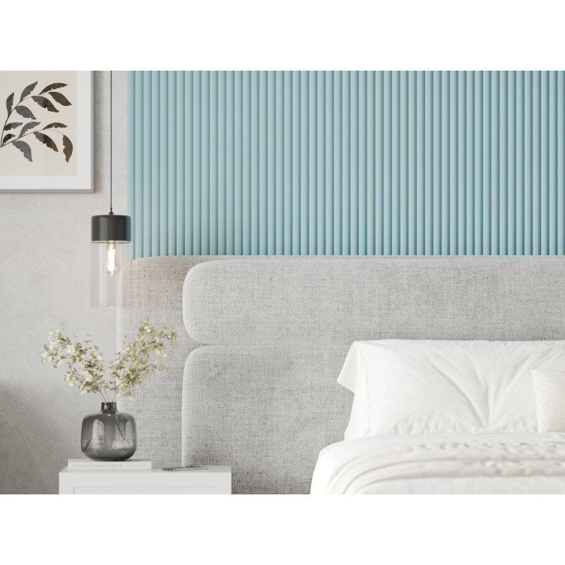 Mexen Strio 02 grooved wall slats 280 x 14.5 cm (2 pcs), blue - S120-280-02-309