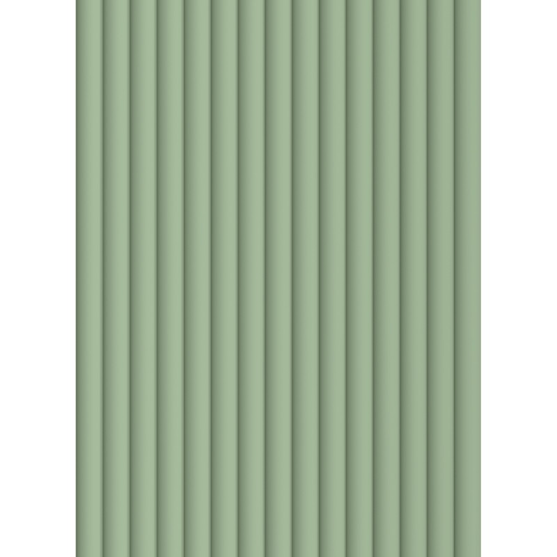 Mexen Strio 02 ribbed wall slats 280 x 14.5 cm (2 pcs), sage - S120-280-02-310