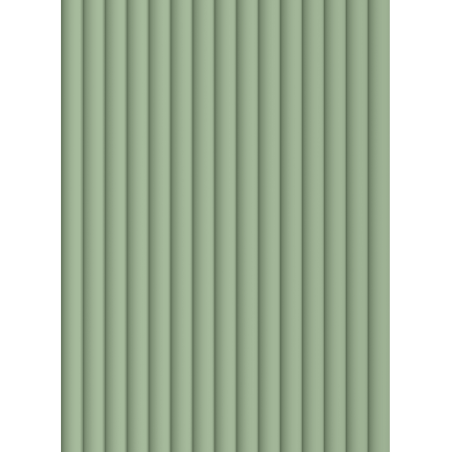 Mexen Strio 02 ribbed wall slats 280 x 14.5 cm (2 pcs), sage - S120-280-02-310