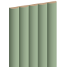 Mexen Strio 02 ribbed wall slats 280 x 14.5 cm (2 pcs), sage - S120-280-02-310