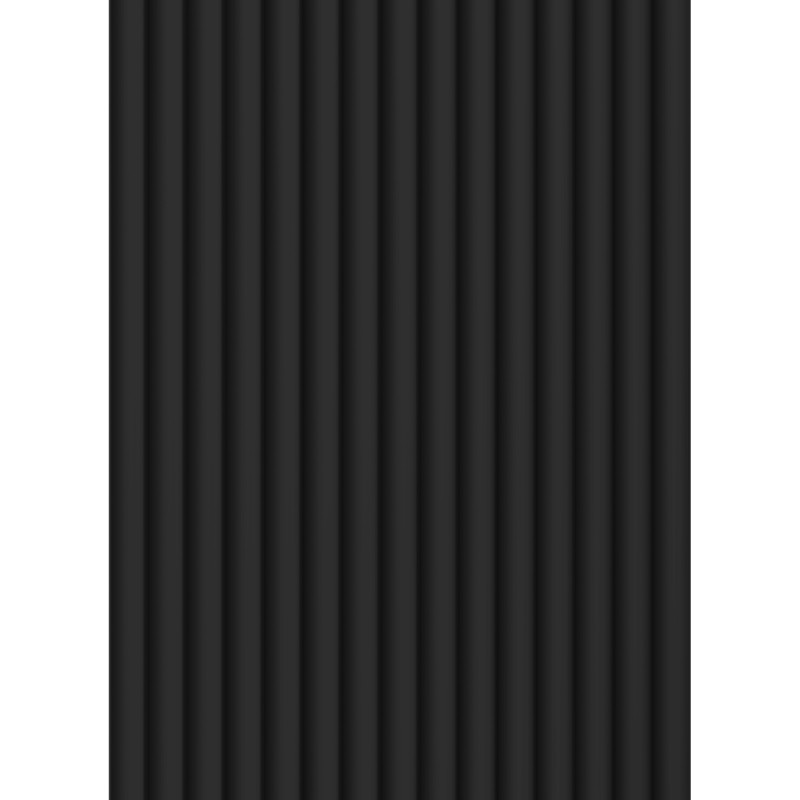 Mexen Strio 02 grooved wall slats 280 x 14.5 cm (2 pcs), black - S120-280-02-311