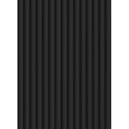 Mexen Strio 02 grooved wall slats 280 x 14.5 cm (2 pcs), black - S120-280-02-311