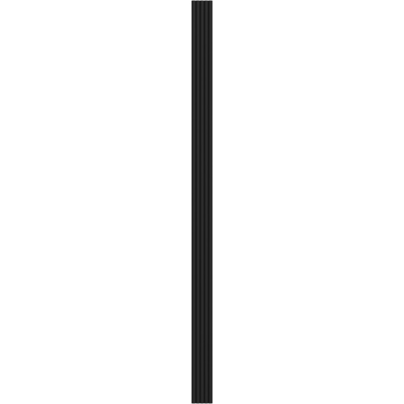 Mexen Strio 02 grooved wall slats 280 x 14.5 cm (2 pcs), black - S120-280-02-311