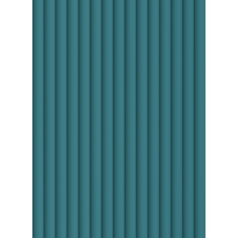 Mexen Strio 02 grooved wall slats 280 x 14.5 cm (2 pcs), dark turquoise - S120-280-02-312