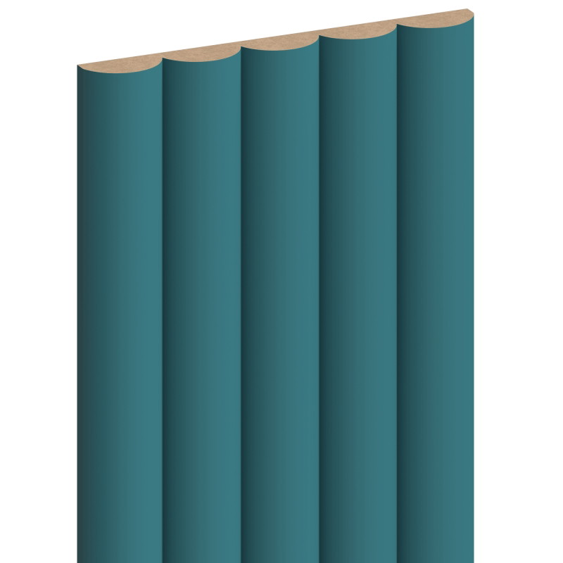 Mexen Strio 02 grooved wall slats 280 x 14.5 cm (2 pcs), dark turquoise - S120-280-02-312