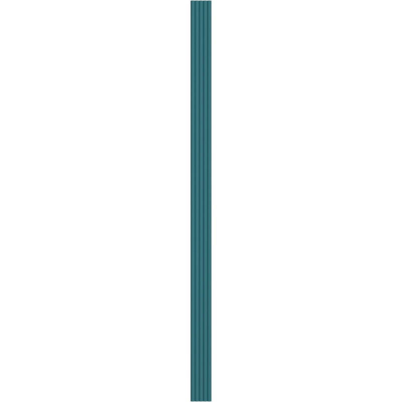 Mexen Strio 02 grooved wall slats 280 x 14.5 cm (2 pcs), dark turquoise - S120-280-02-312