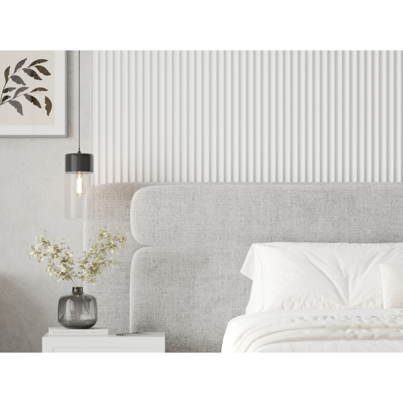 Mexen Strito 01 Strio 01 Fluted Wall Panels 280 x 14.5 cm (2 pieces), White - S120-280-01-301