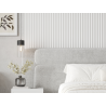 Mexen Strito 01 Strio 01 Fluted Wall Panels 280 x 14.5 cm (2 pieces), White - S120-280-01-301