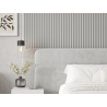 Mexen Strito 01 Strio 01 grooved wall slats 280 x 14.5 cm (2 pcs), light gray - S120-280-01-305