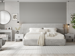 Mexen Strito 01 Strio 01 grooved wall slats 280 x 14.5 cm (2 pcs), light gray - S120-280-01-305
