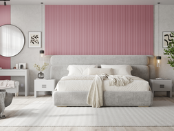 Mexen Strito 01 Strio 01 Grooved Wall Slats 280 x 14.5 cm (2 pcs), Pink - S120-280-01-307