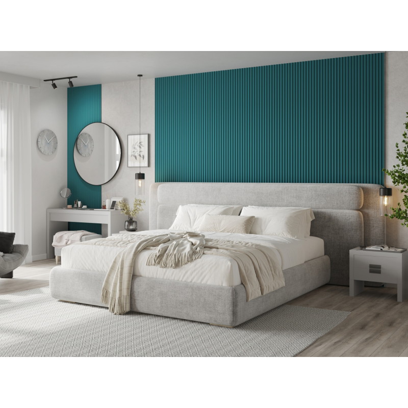 Mexen Strito 01 Strio 01 Wall Slats Grooved 280 x 14.5 cm (2 pieces), Dark Turquoise - S120-280-01-312