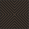 Mexen Linea 01 acoustic wall panel 60 x 60 cm (4 pcs), 9 mm felt, technical veneer, Mocca Oak - S110-60607-01-045