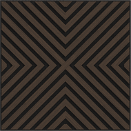 Mexen Linea 01 acoustic wall panel 60 x 60 cm (4 pcs), 9 mm felt, technical veneer, Mocca Oak - S110-60607-01-045