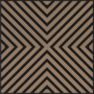 Mexen Linea 01 acoustic wall panel 60 x 60 cm (4 pieces), 9 mm felt, technical veneer, Light Walnut - S110-60607-01-047