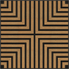 Mexen Linea 02 acoustic wall panel 60 x 60 cm (4 pcs), 9 mm felt, technical veneer, Oak Classic - S110-60607-02-041