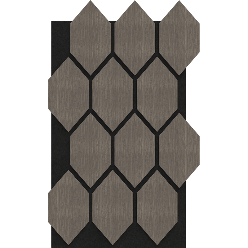 Mexen Lam-B Wall Slats 275 x 30 cm, 4 mm HDF Board, Technical Veneer, Sand Oak - S100-275307-3015-001