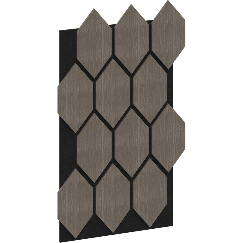 Mexen Lam-B Wall Slats 275 x 30 cm, 4 mm HDF Board, Technical Veneer, Sand Oak - S100-275307-3015-001