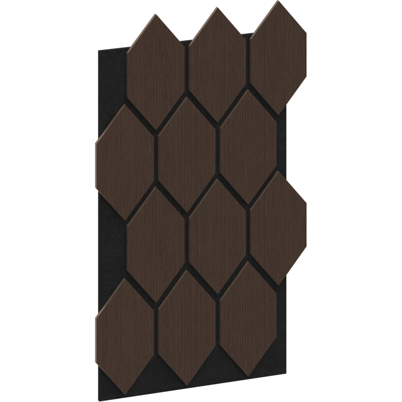 Mexen Lam-B Wall Slats 275 x 30 cm, 4 mm HDF Board, Technical Veneer, Sand Oak - S100-275307-3015-001