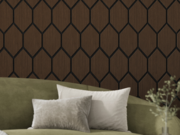 Mexen Lam-B Wall Slats 275 x 30 cm, 4 mm HDF Board, Technical Veneer, Sand Oak - S100-275307-3015-001