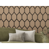 Mexen Lam-B Wall Slats 275 x 30 cm, 4 mm HDF Board, Technical Veneer, Sand Oak - S100-275307-3015-001