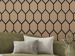 Mexen Lam-B Wall Slats 275 x 30 cm, 4 mm HDF Board, Technical Veneer, Sand Oak - S100-275307-3015-001