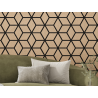 Mexen Lam-B Wall Slats 275 x 30 cm, 4 mm HDF Board, Technical Veneer, Sand Oak - S100-275307-3015-001