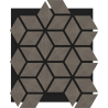 Mexen Form 02 acoustic wall panel 81 x 66 cm (4 pcs), 9 mm felt, technical veneer, Gray Oak - S111-81667-02-043