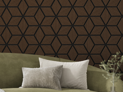 Mexen Lam-B Wall Slats 275 x 30 cm, 4 mm HDF Board, Technical Veneer, Sand Oak - S100-275307-3015-001