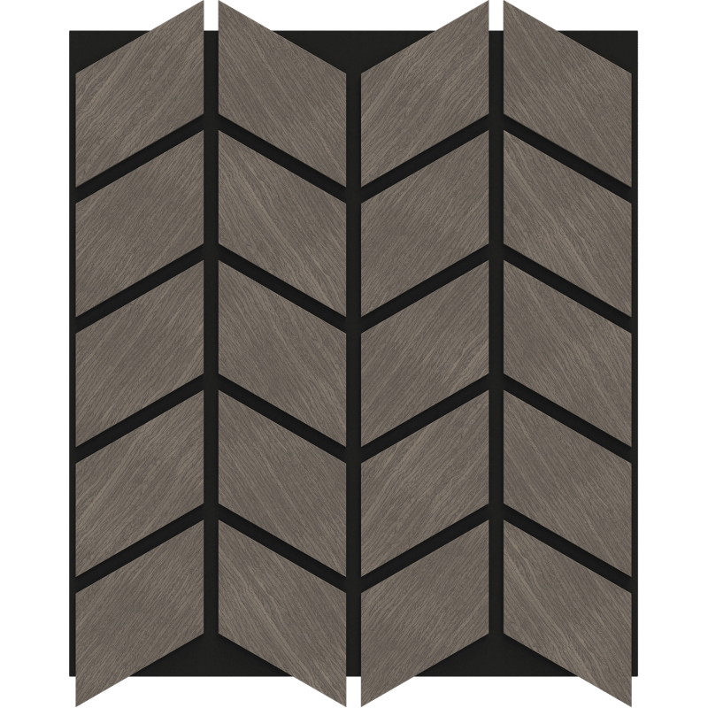 Mexen Form 03 acoustic wall panel 71.5 x 58 cm (4 pcs), 9 mm felt, technical veneer, Gray Oak - S111-71587-03-043
