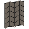 Mexen Form 03 acoustic wall panel 71.5 x 58 cm (4 pcs), 9 mm felt, technical veneer, Gray Oak - S111-71587-03-043