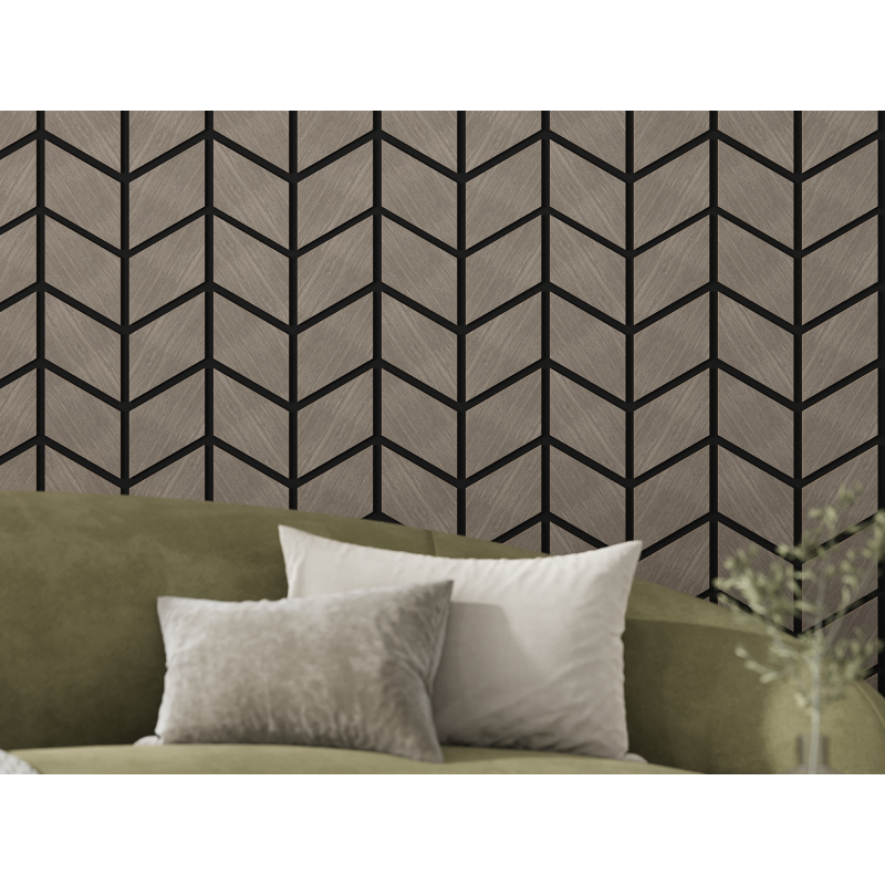 Mexen Lam-B Wall Slats 275 x 30 cm, 4 mm HDF Board, Technical Veneer, Sand Oak - S100-275307-3015-001