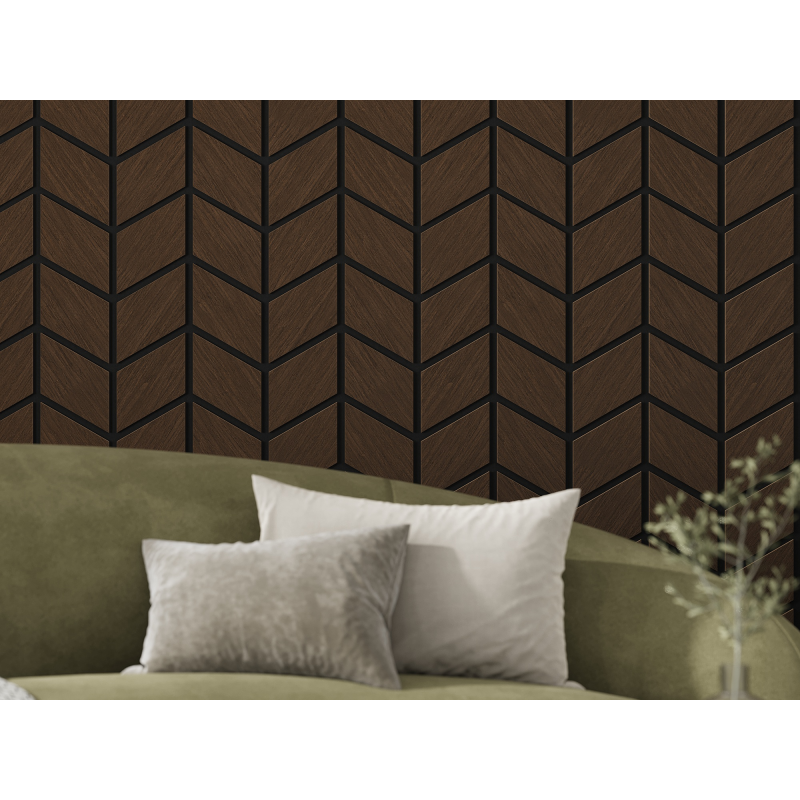 Mexen Lam-B Wall Slats 275 x 30 cm, 4 mm HDF Board, Technical Veneer, Sand Oak - S100-275307-3015-001